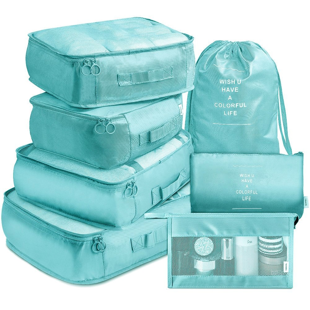 Travel Accessories Organiser - Набор из 7 складных органайзеров для