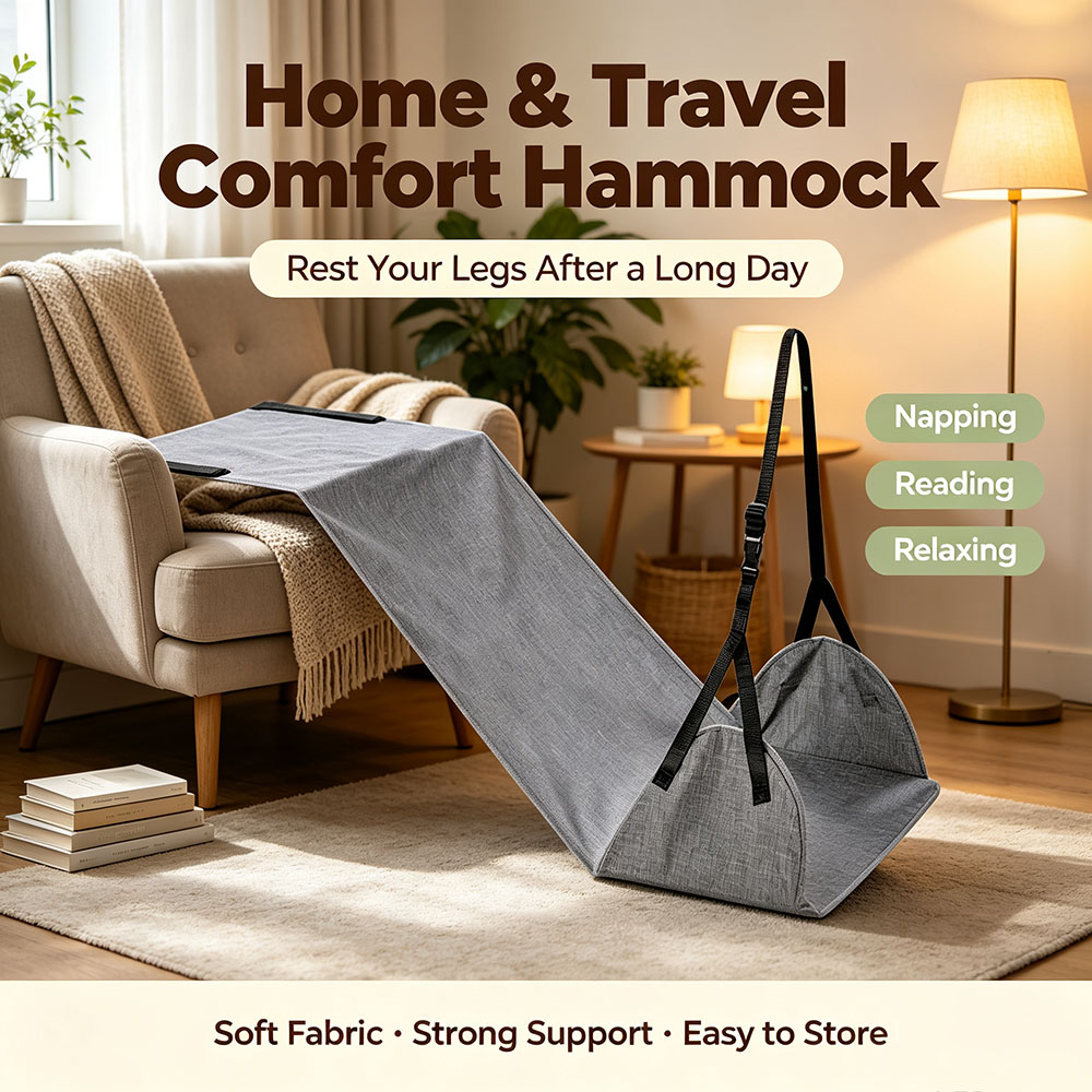 Travel Accessories In Train - Портативная регулируемая подставка для ног в