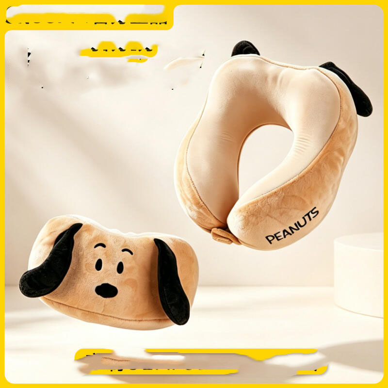 Travel Accessories In Train - Милая U-образная подушка для шеи Snoopy:
