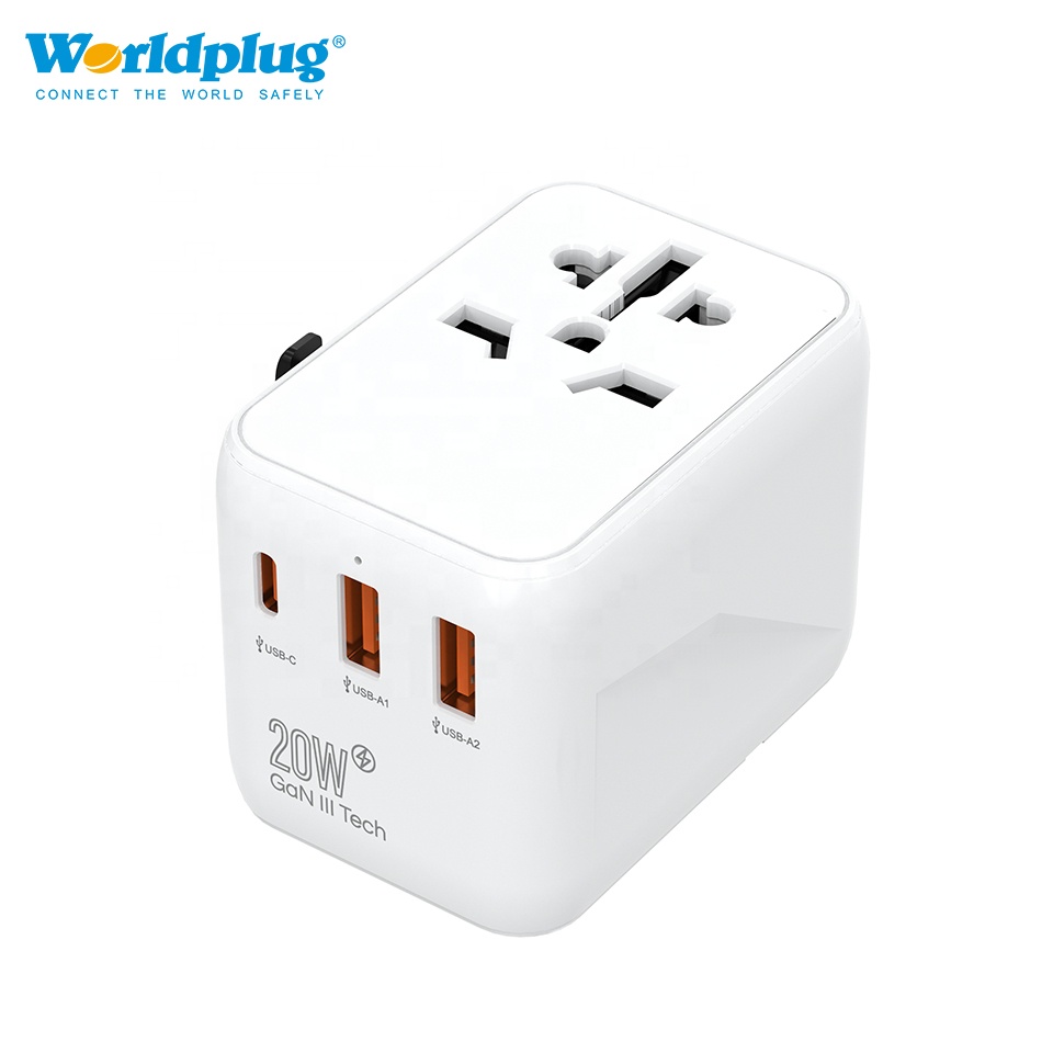 Travel Plug Type C - Универсальный сетевой адаптер Type-C GaN 20W