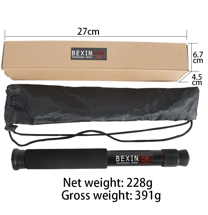 Travel Accessories Highpoint - Гибкий алюминиевый монопод BEXIN P256 –