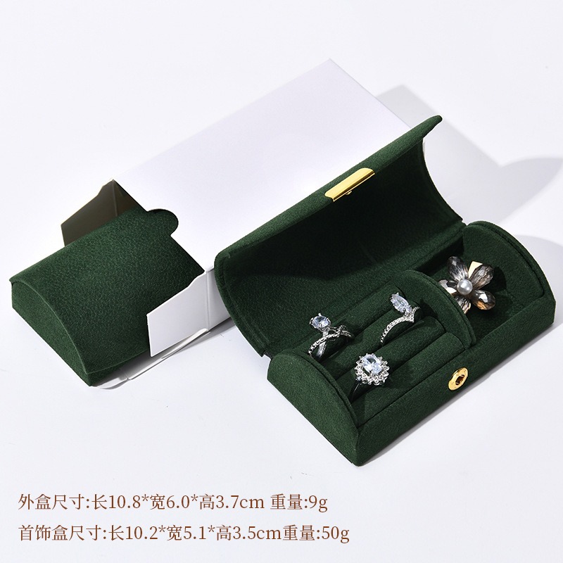 Accessories Travel Jewelry Box - Портативная дорожная бархатная шкатулка для украшений,