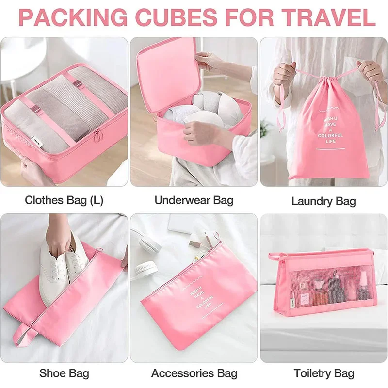 8/9/10/11 шт. набор дорожных о – обзор и цена Travel Accessories Organiser