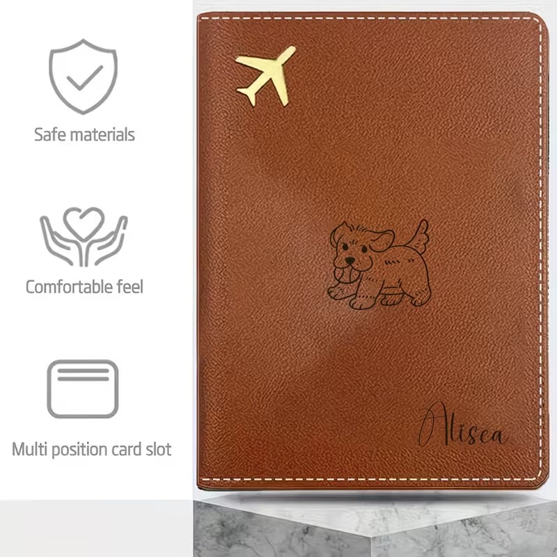 Обложка для паспорта с дизайно – обзор и цена Travel Accessories Dog