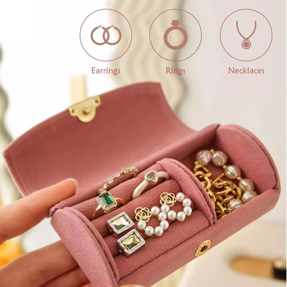 Портативная дорожная бархатная – обзор и цена Accessories Travel Jewelry Box