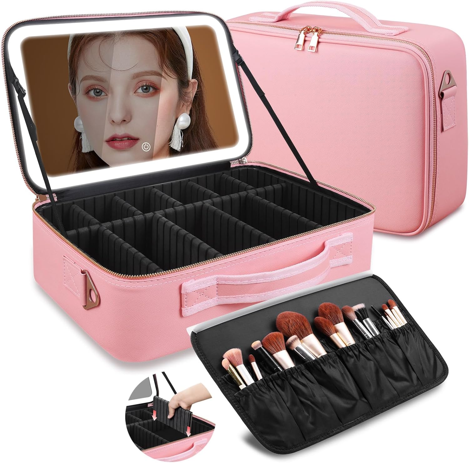 Большая косметичка 15''X11'' с – обзор и цена Travel Accessories Organizer Bag